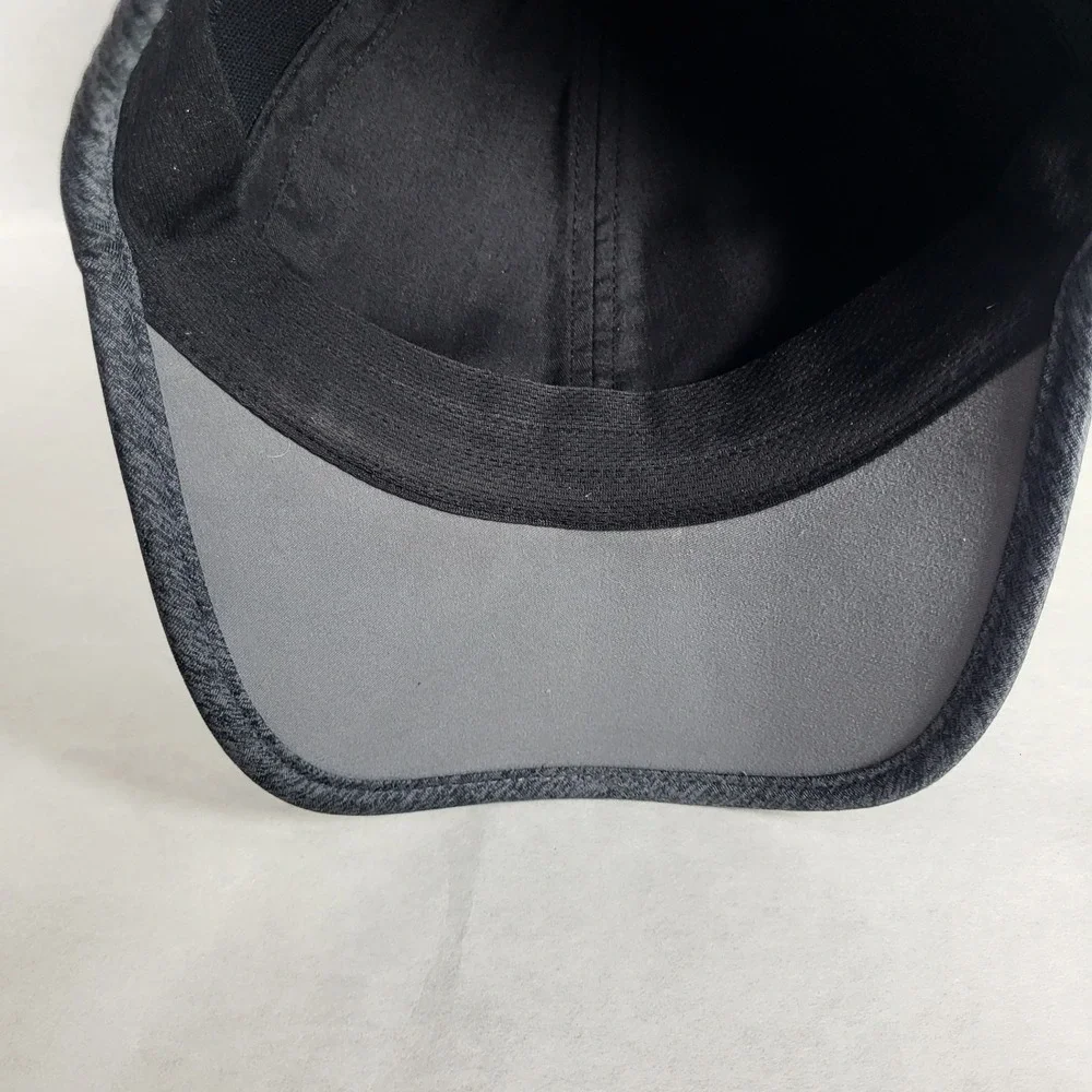 ADIDAS CLIMALITE 3 BAR ADJUSTABLE STRAPBACK BASEBALL HAT/CAP, BLACK, LIGHTWEIGHT